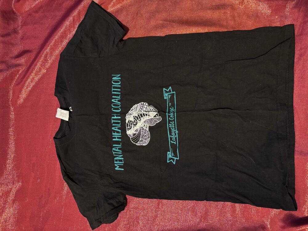 Gildan Tee Unisex S Mental Health Coalition Lafayette College Black Graphic